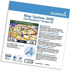 Garminova posodobitev zemljevidov za 2008