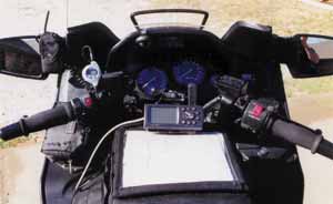 Motorcycle Cockpit with GPS III Plus