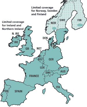MetroGuide® Europe Map