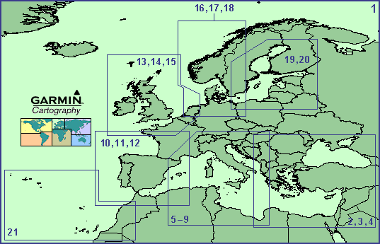 Garmin: Offshore G-Chart Zone European and Mediterranean Regions