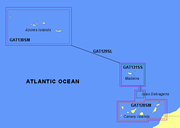 Azores and Canary Islands Detail Map