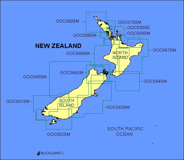 New Zealand - Medium Detail Map