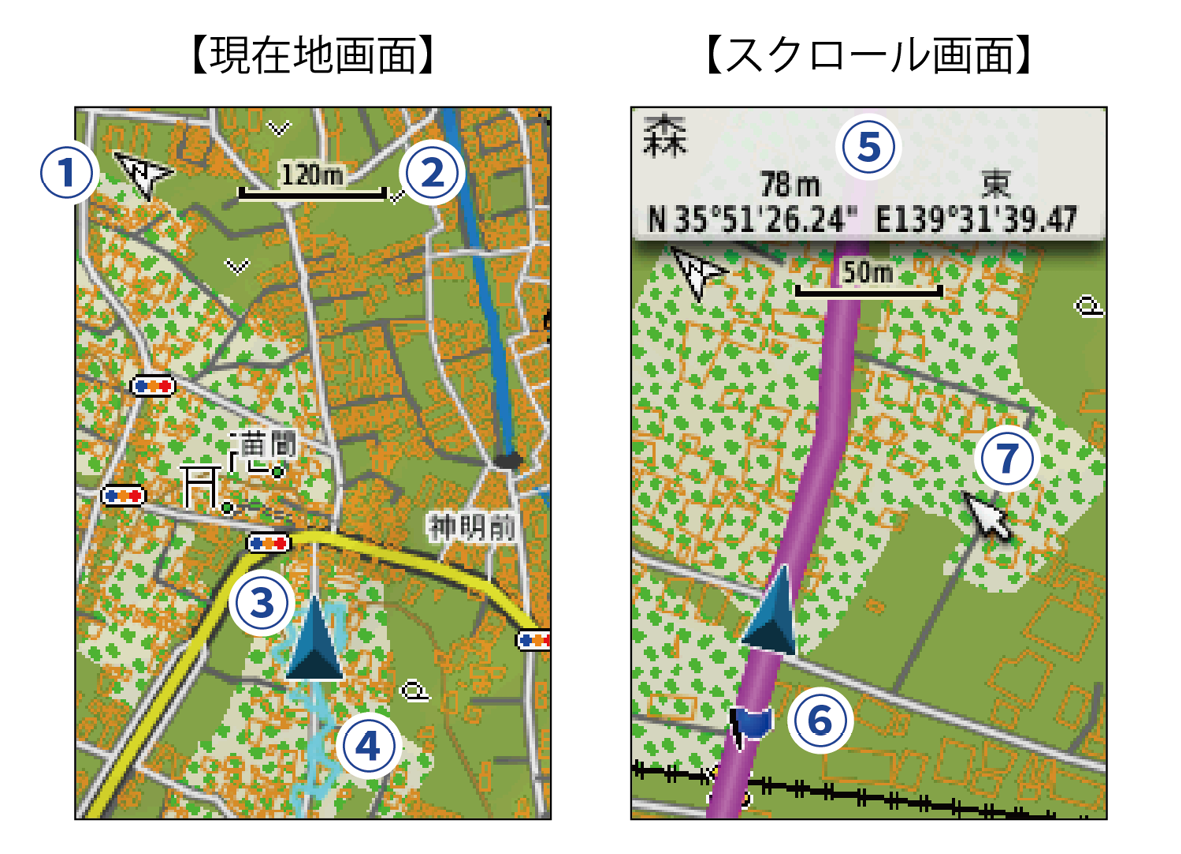 GPSMAP 64CSX 操作マニュアル - 地図