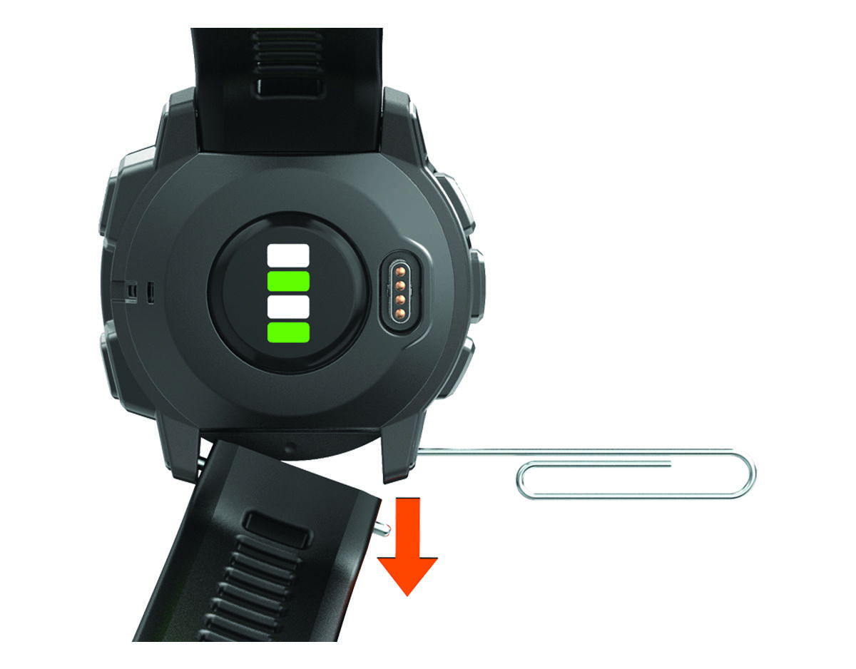 INSTINCT SOLAR TACTICAL Owner’s Manual Changing the Bands