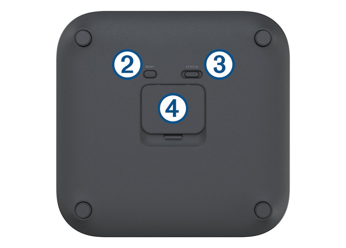 Garmin Index S2 Smart Scale Owners Manual - Device Overview