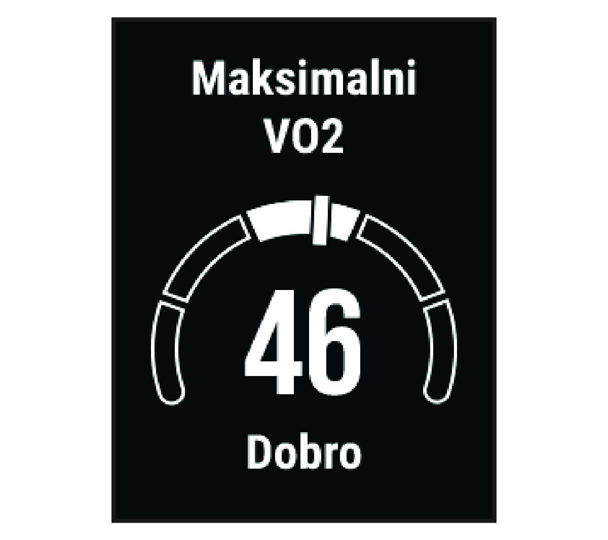 Podaci o maksimalnom VO2