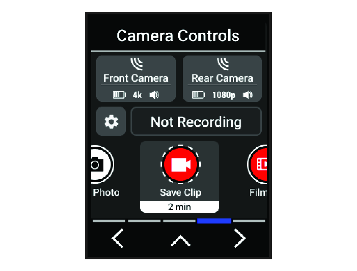 Camera controls data