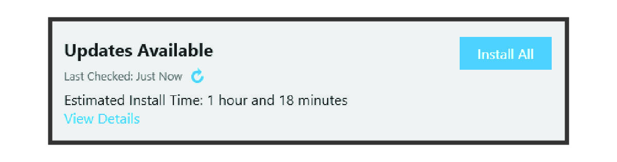Update available in Garmin Express