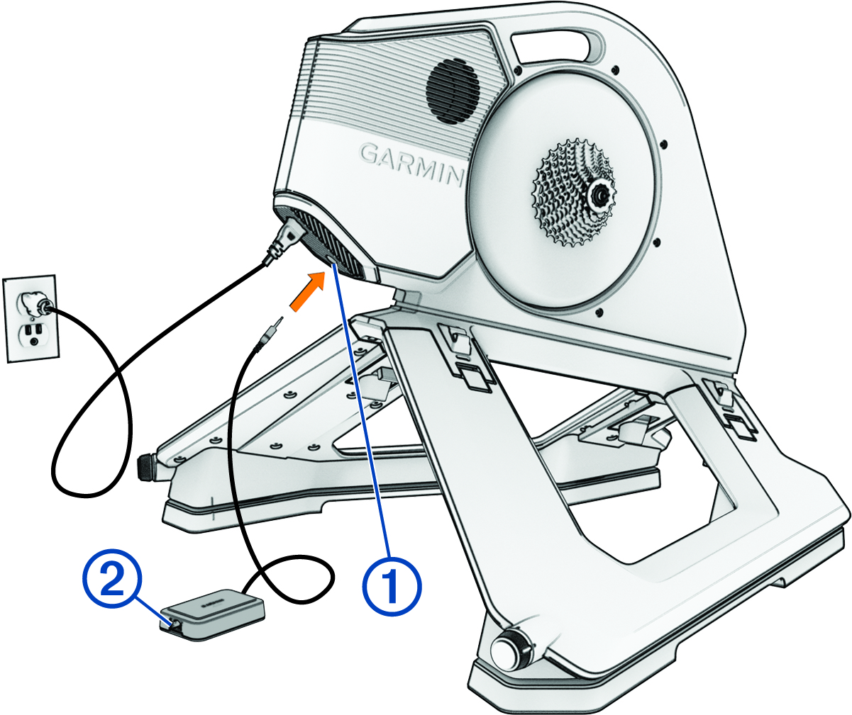 Trainer with accessory and callouts