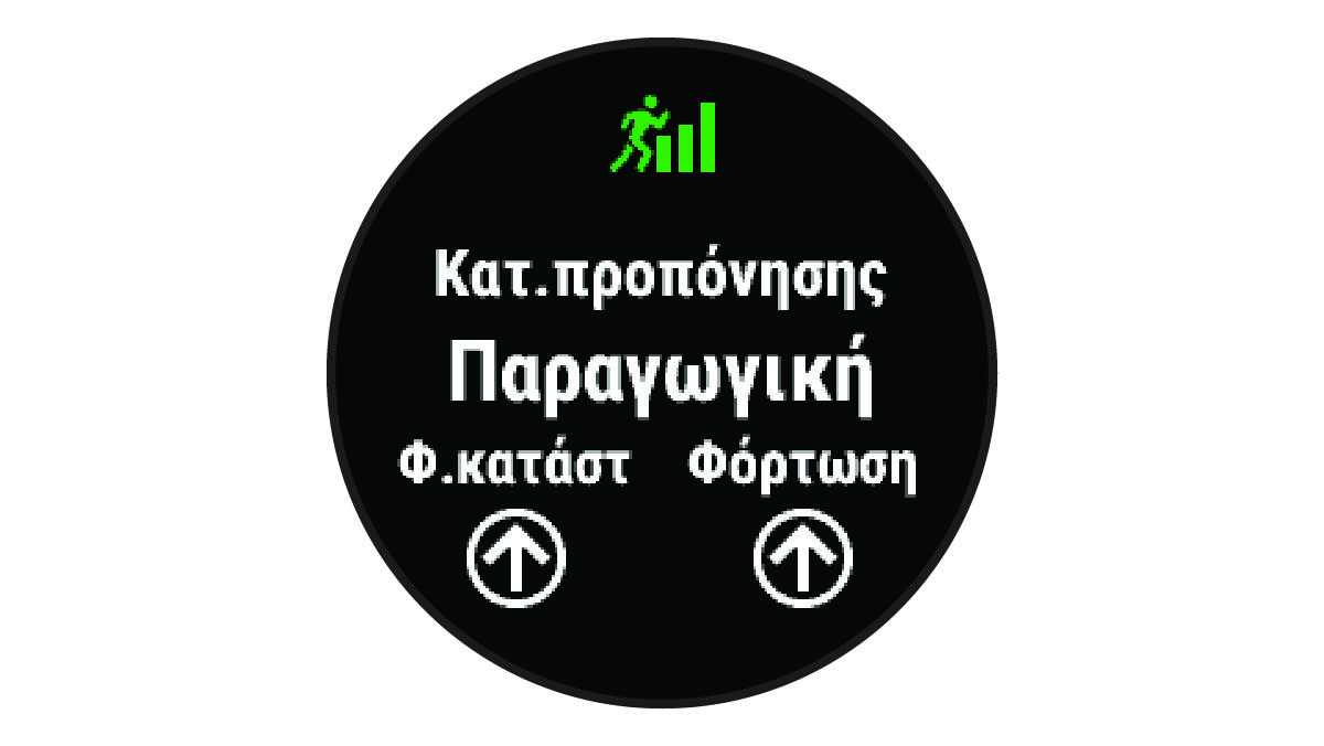 Δεδομένα κατάστασης προπόνησης