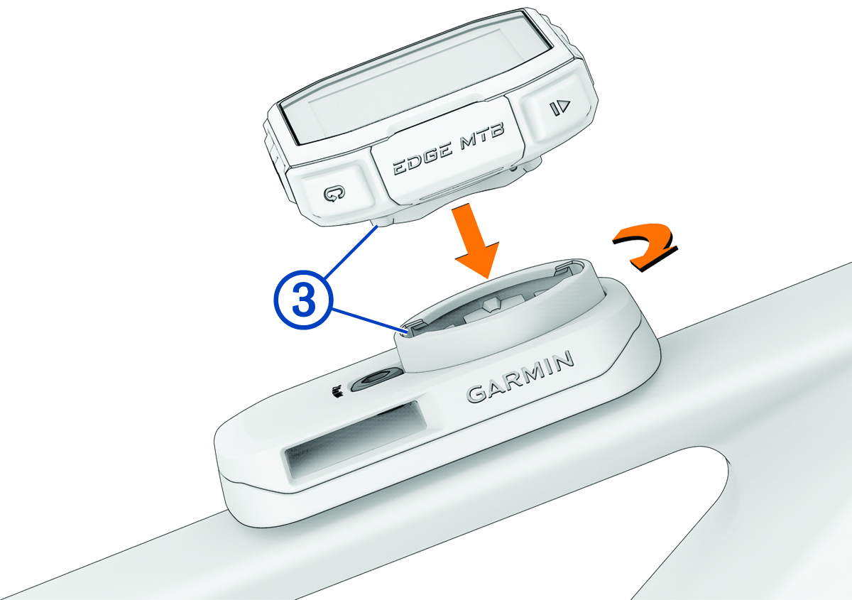 Kerékpárra szerelt eszköz jelöléssel