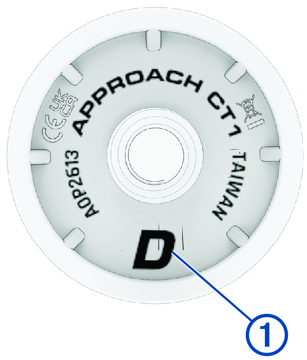 Underside of tag with callout