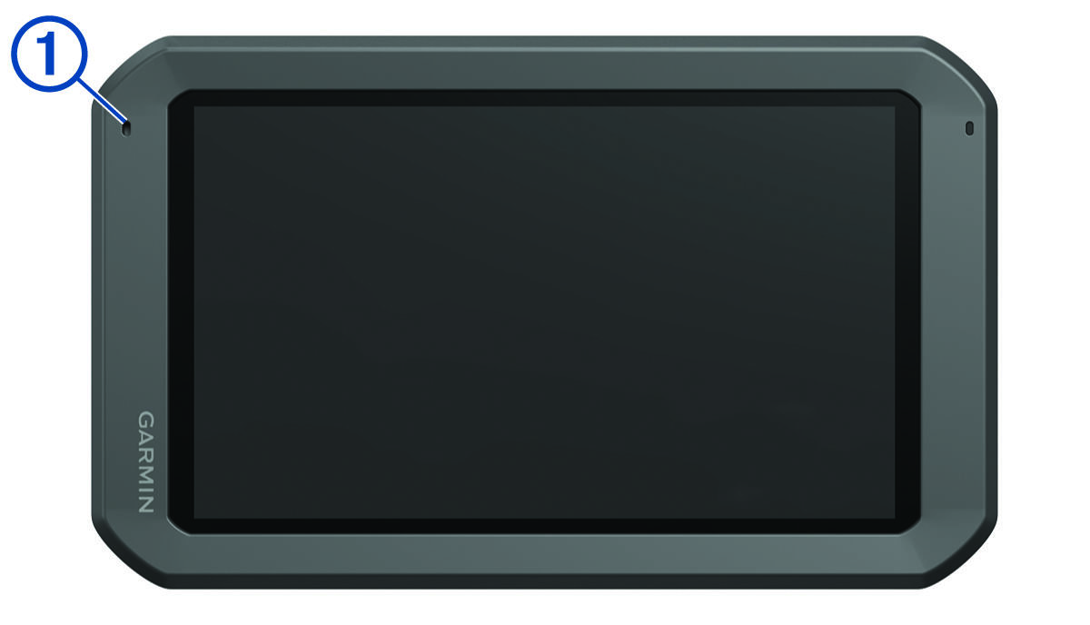 Vue de l'avant de l'appareil avec légende