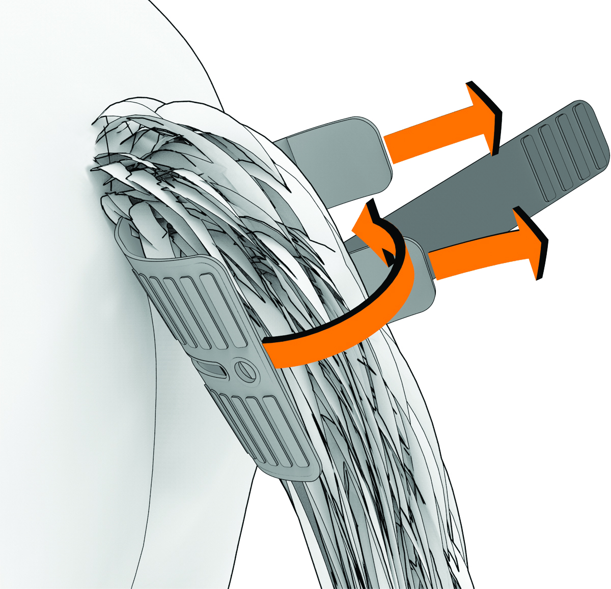 The device being put on the horse