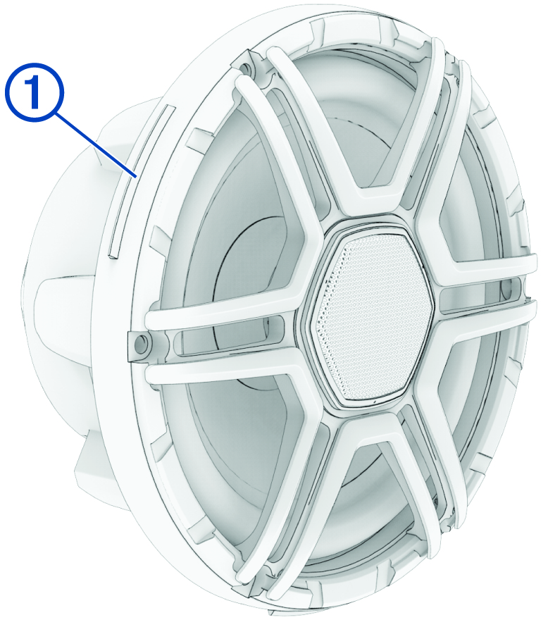 Speaker grille retaining clips