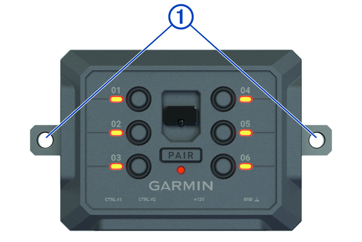 Device mounting locations with a callout