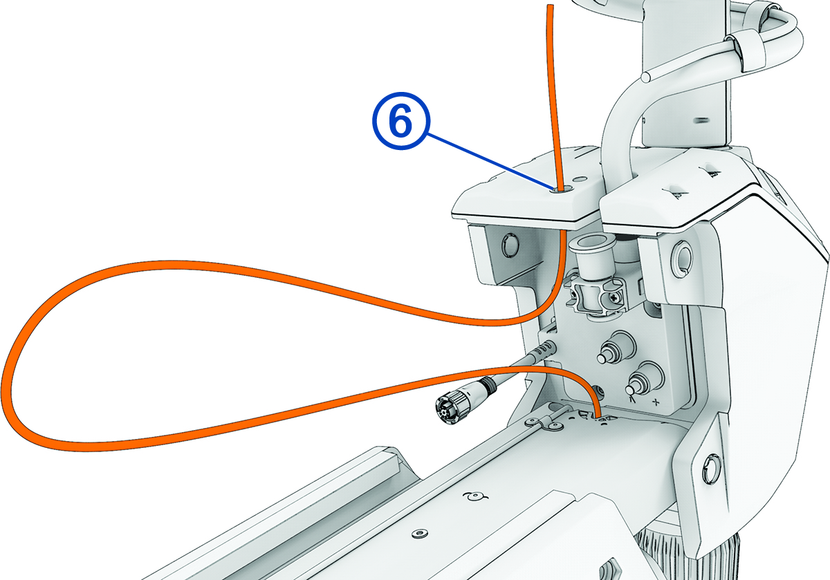 Steering system housing and pull cable with callout