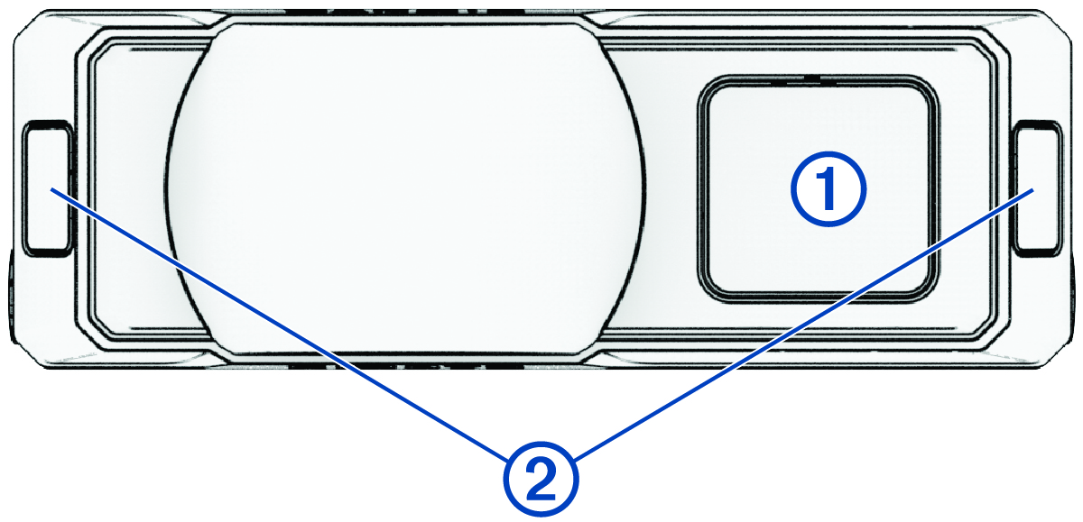 Overview of the radar device with callouts