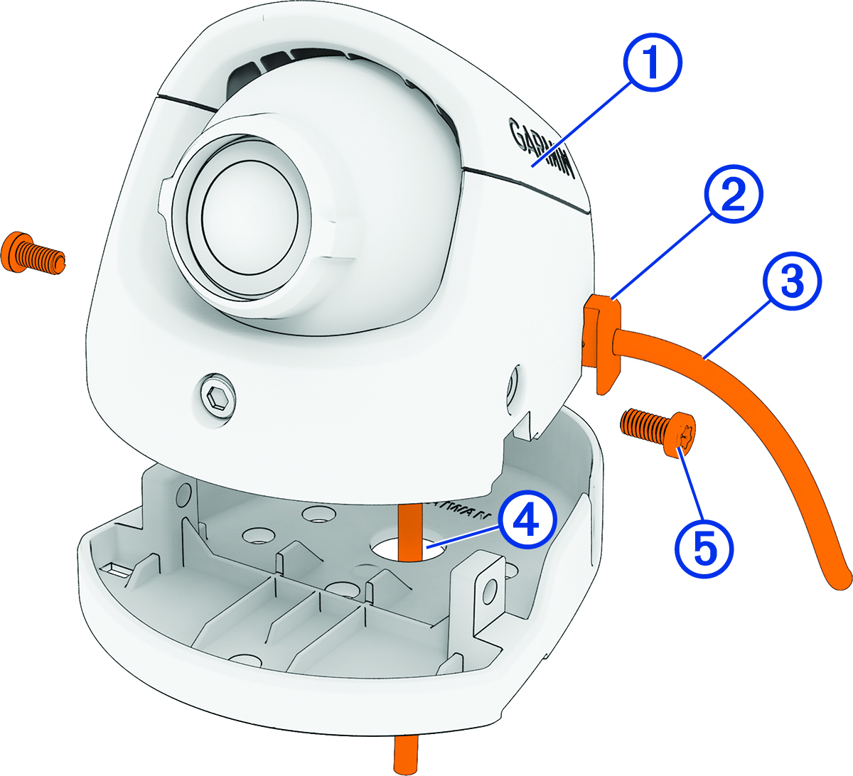Camera installation with callouts