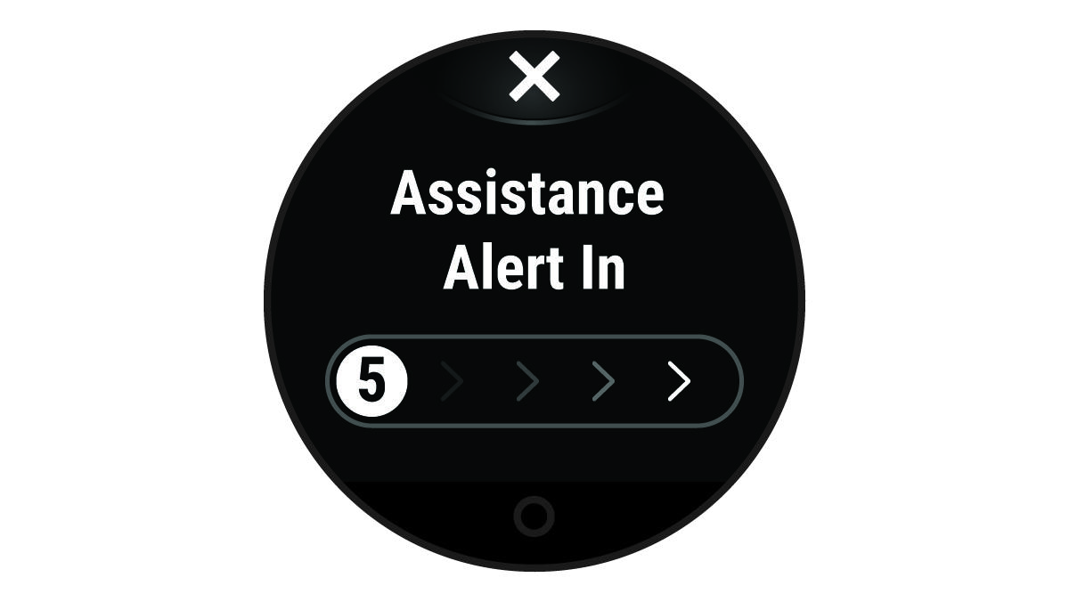 Assistance alert