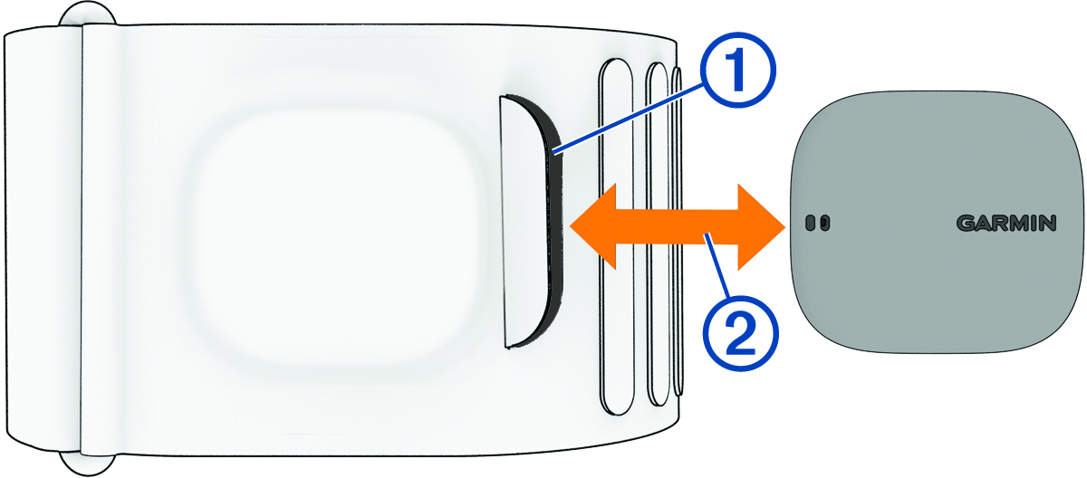 Eszköz jelölésekkel a modul eltávolításához