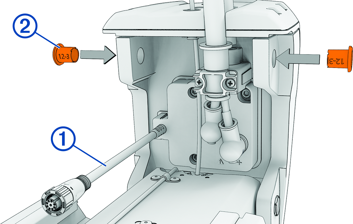 Steering system housing and bushings with callouts