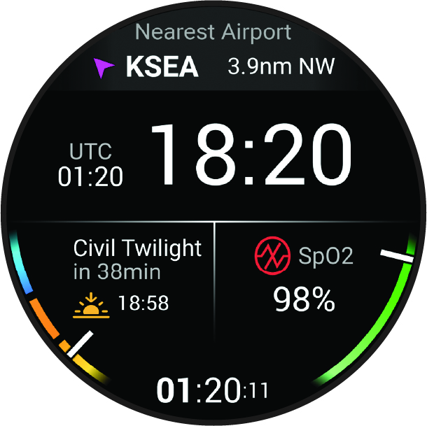 Flying activity with data