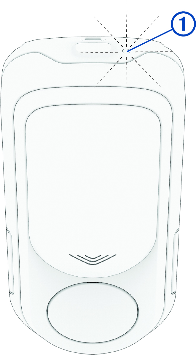 Device status LED with a callout