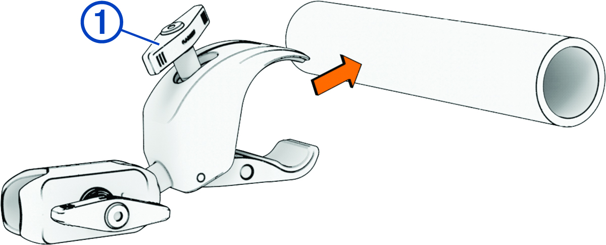 Roll bar mount connecting to the roll bar with a callout