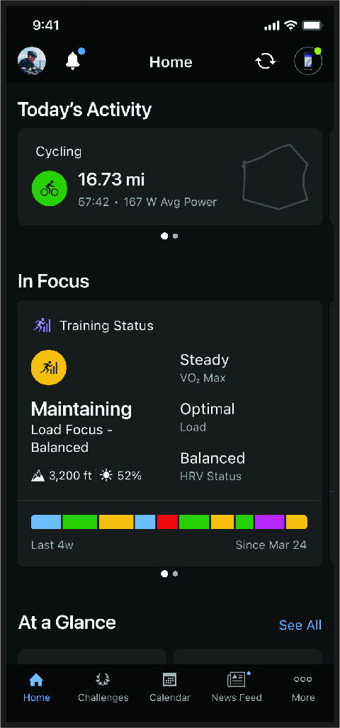 Mobilalkalmazás kerékpározási adatokkal