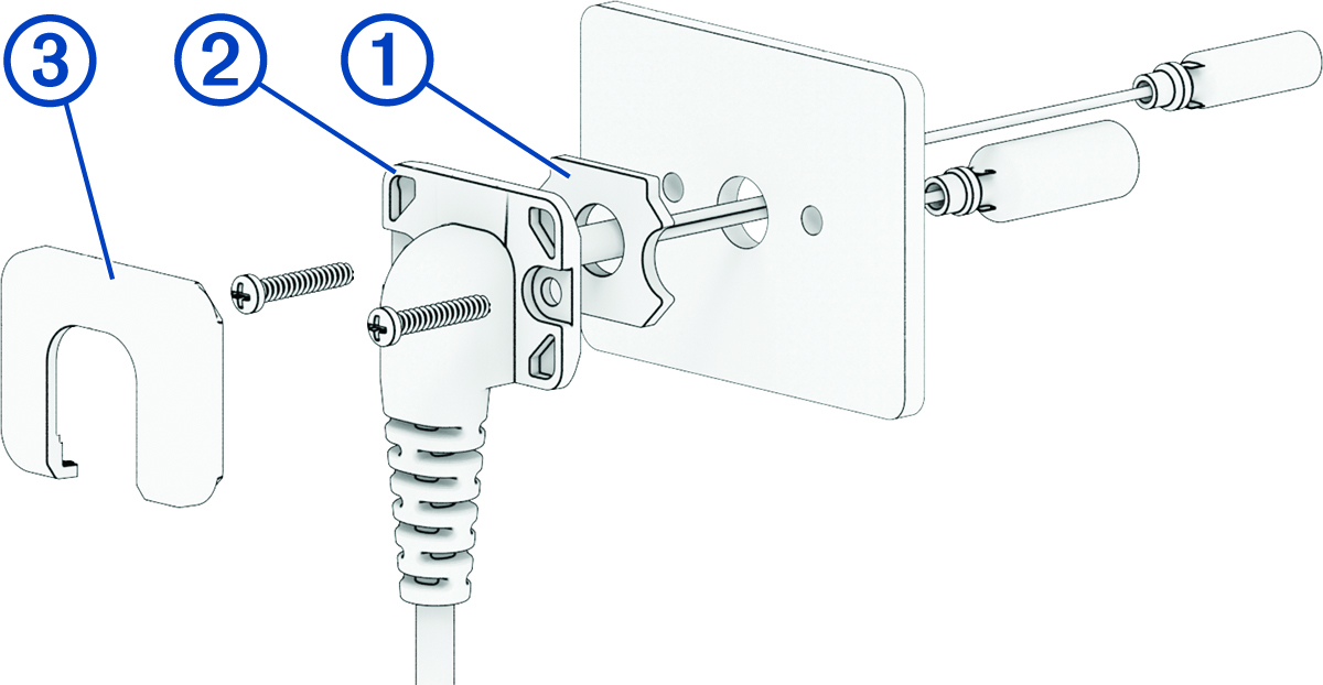 Fist mic deck gland installation with callouts
