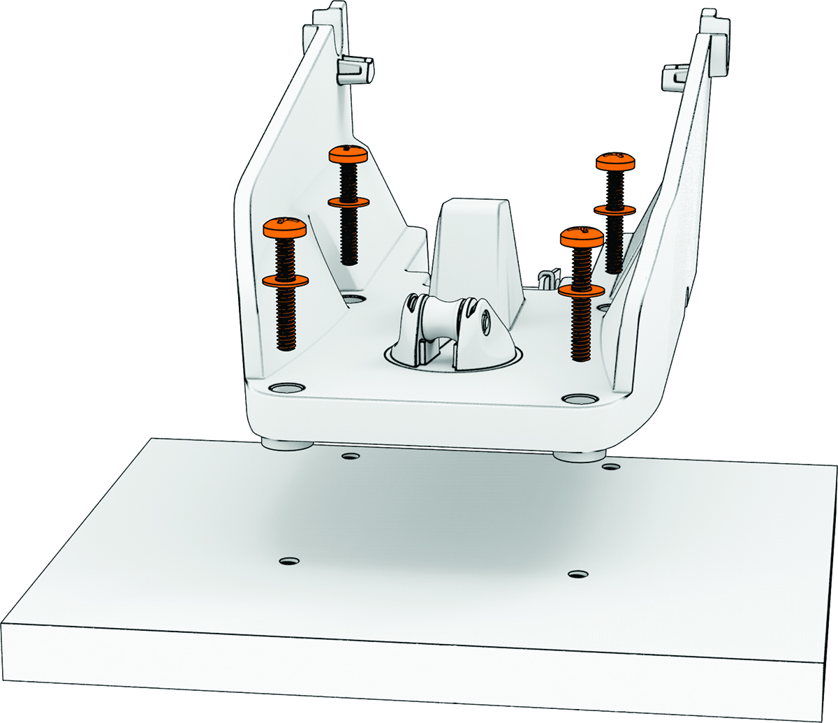 Direct mount exploded view