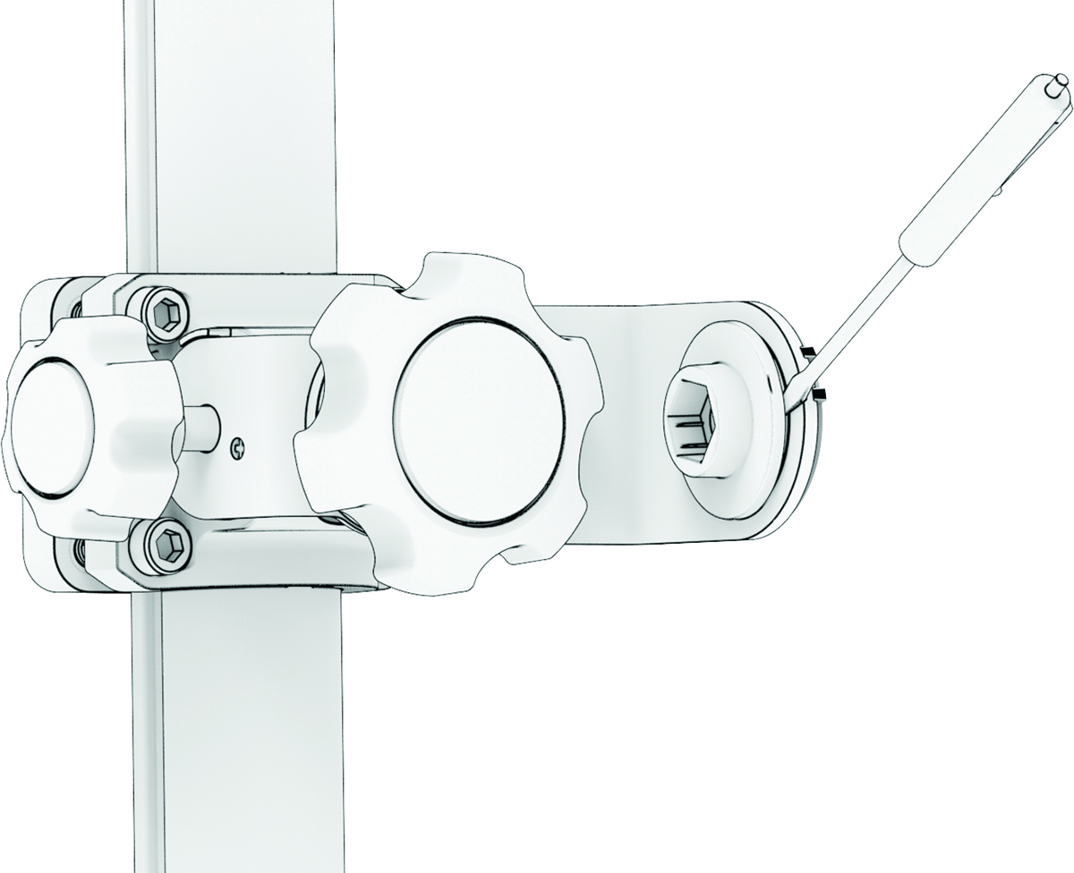 Installing an LVS32 transducer on the side shaft mount