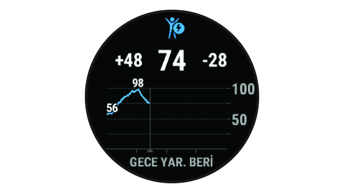 Body Battery verileri