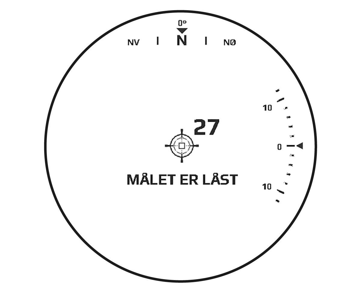 Avstandsmålerens trådkors