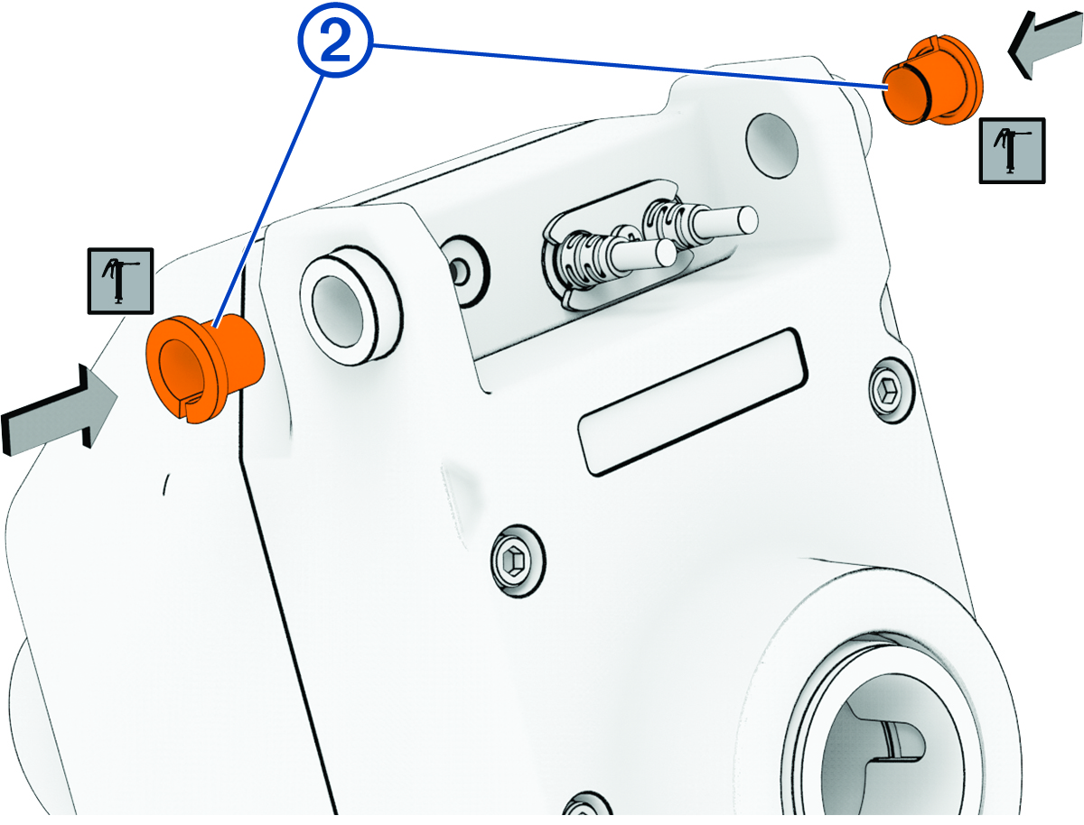 Assembly Diagram with Calllout and Arrows