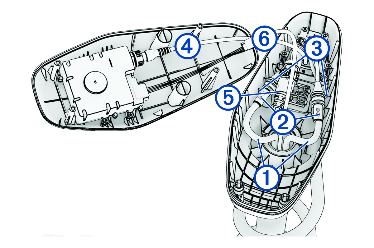 Device Top View with Callouts