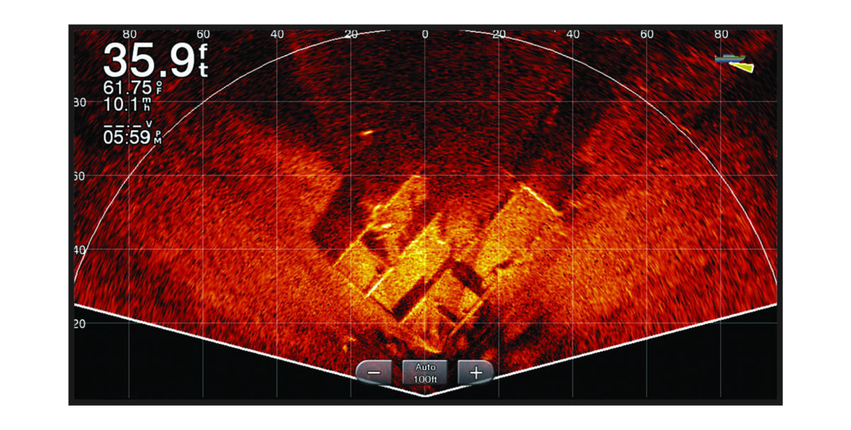 Perspective sonar view
