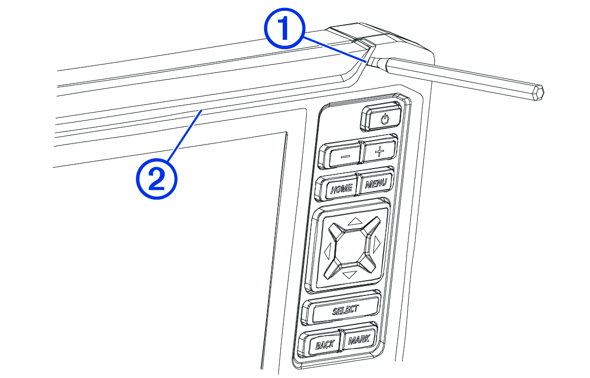 Tutup ujung dengan keterangan