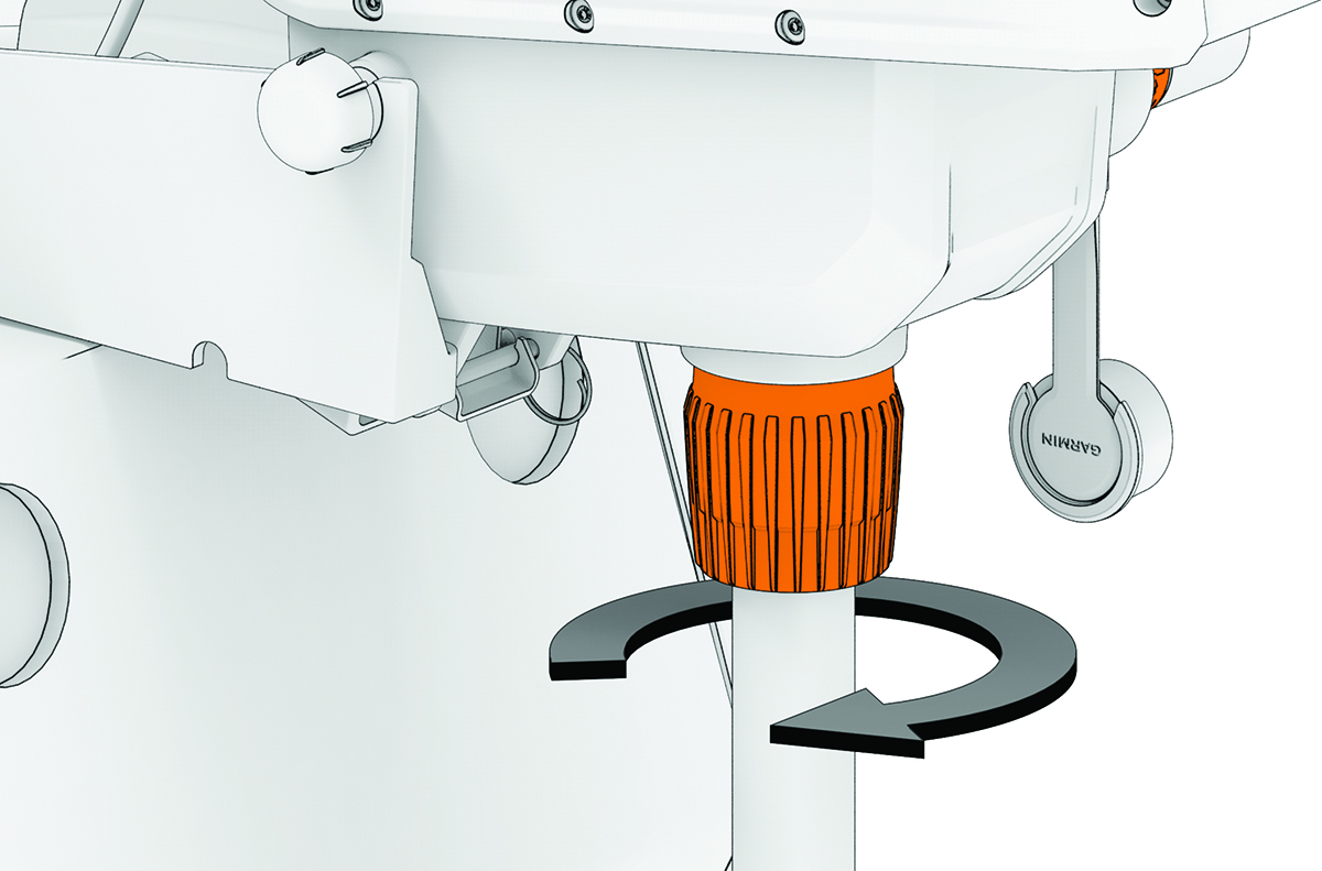 Loosening depth adjustment collar