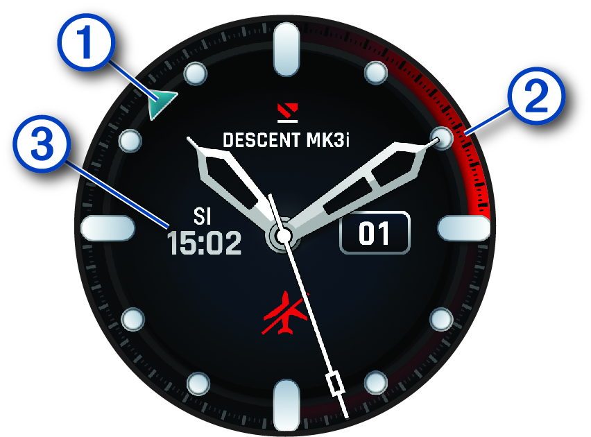 Descent Mk3 Series Owner s Manual Watch Face Settings