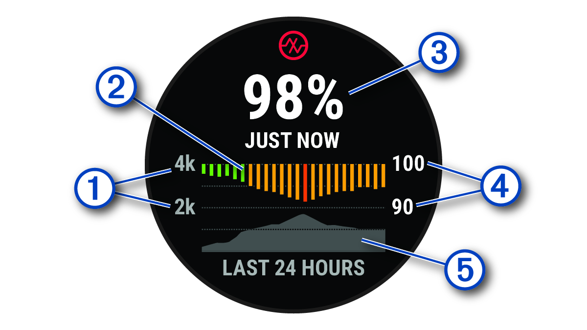Pulse oximeter data with callouts