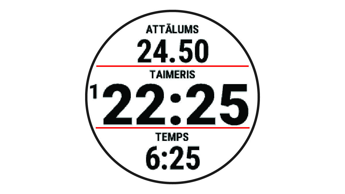 Aktivitātes taimeris ar skrējiena datiem