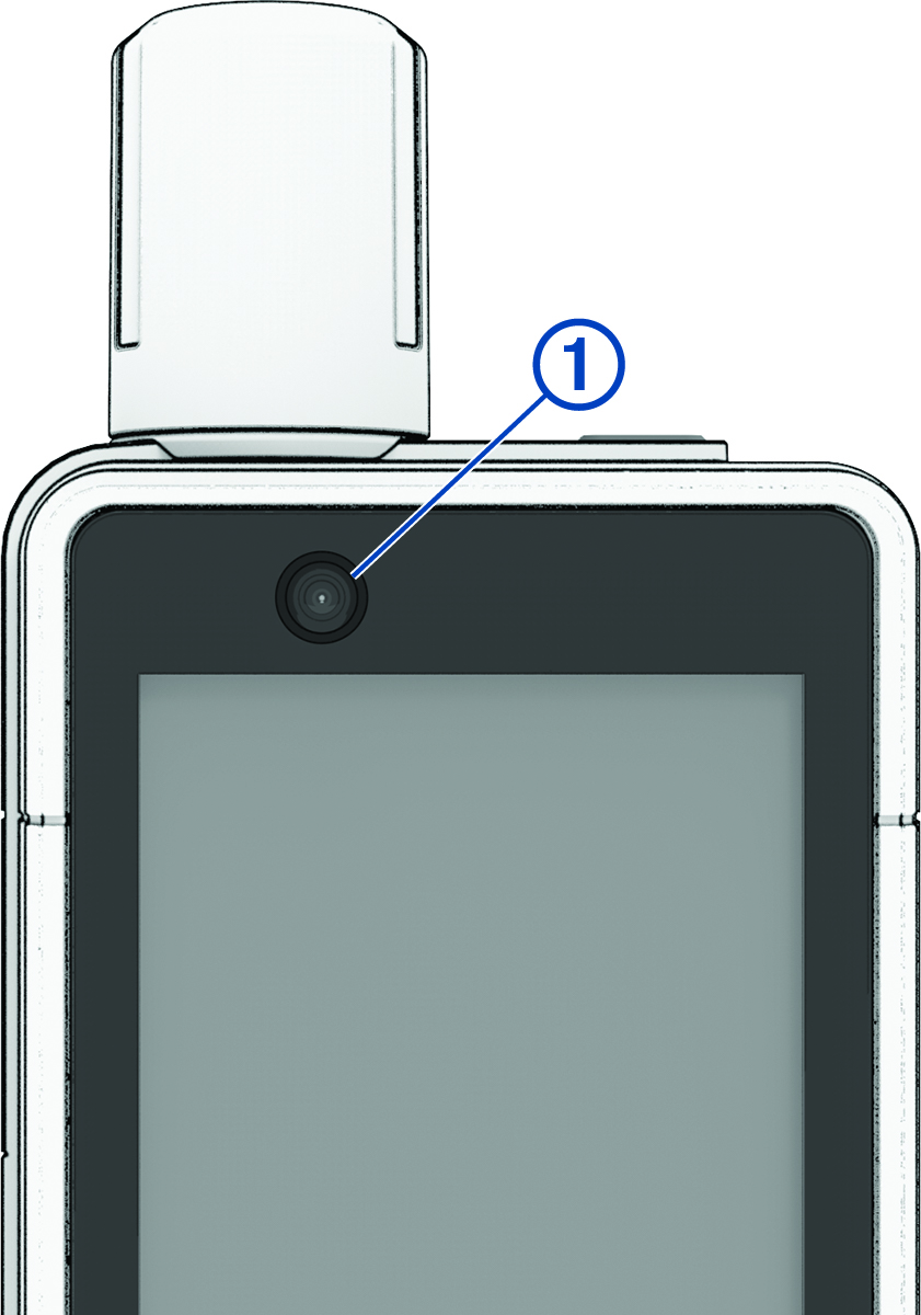 Close-up view of the LED with a callout