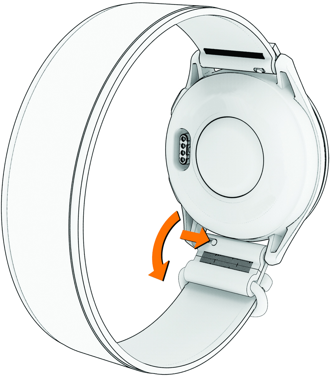 Removing the watch band