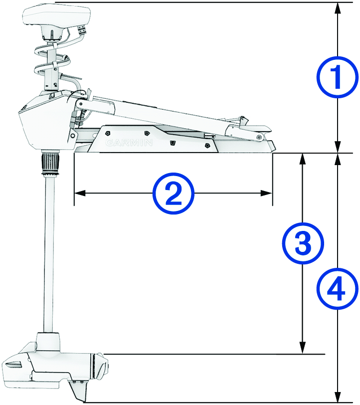 Device with dimension callouts
