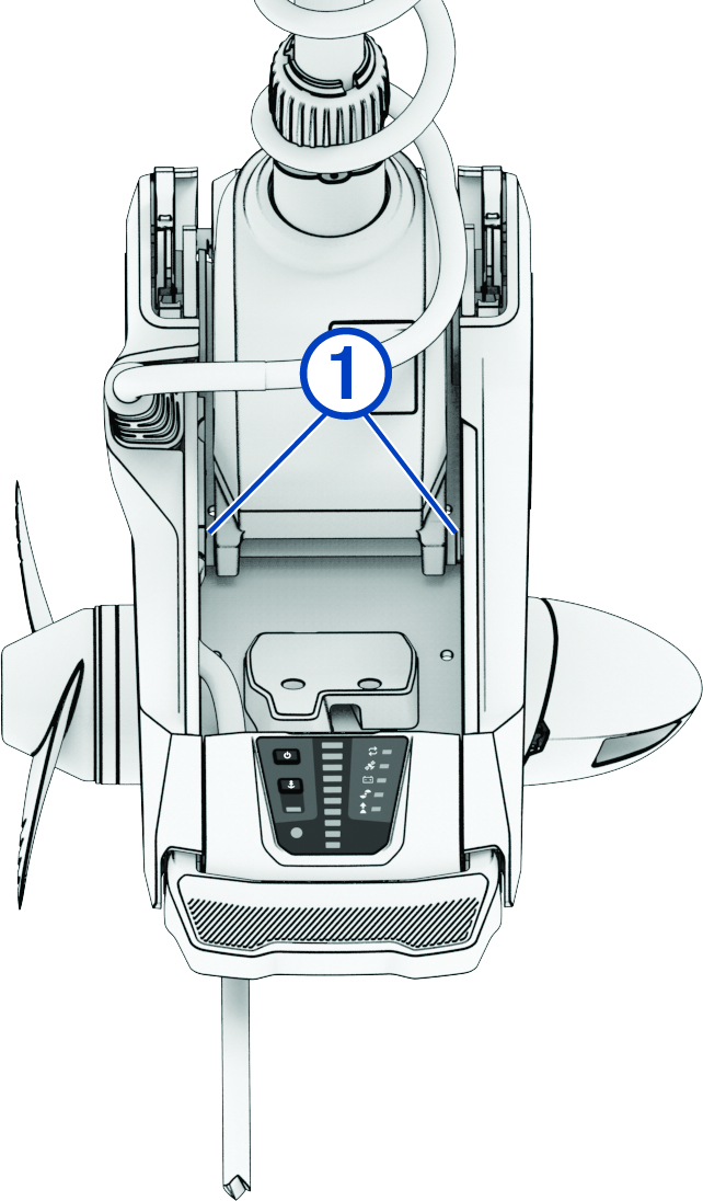 Ponto de dobradiça com legenda