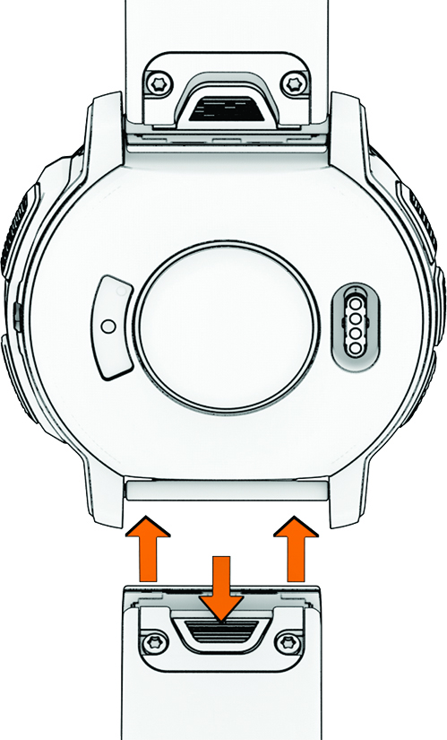 Replacing the QuickFit watch band