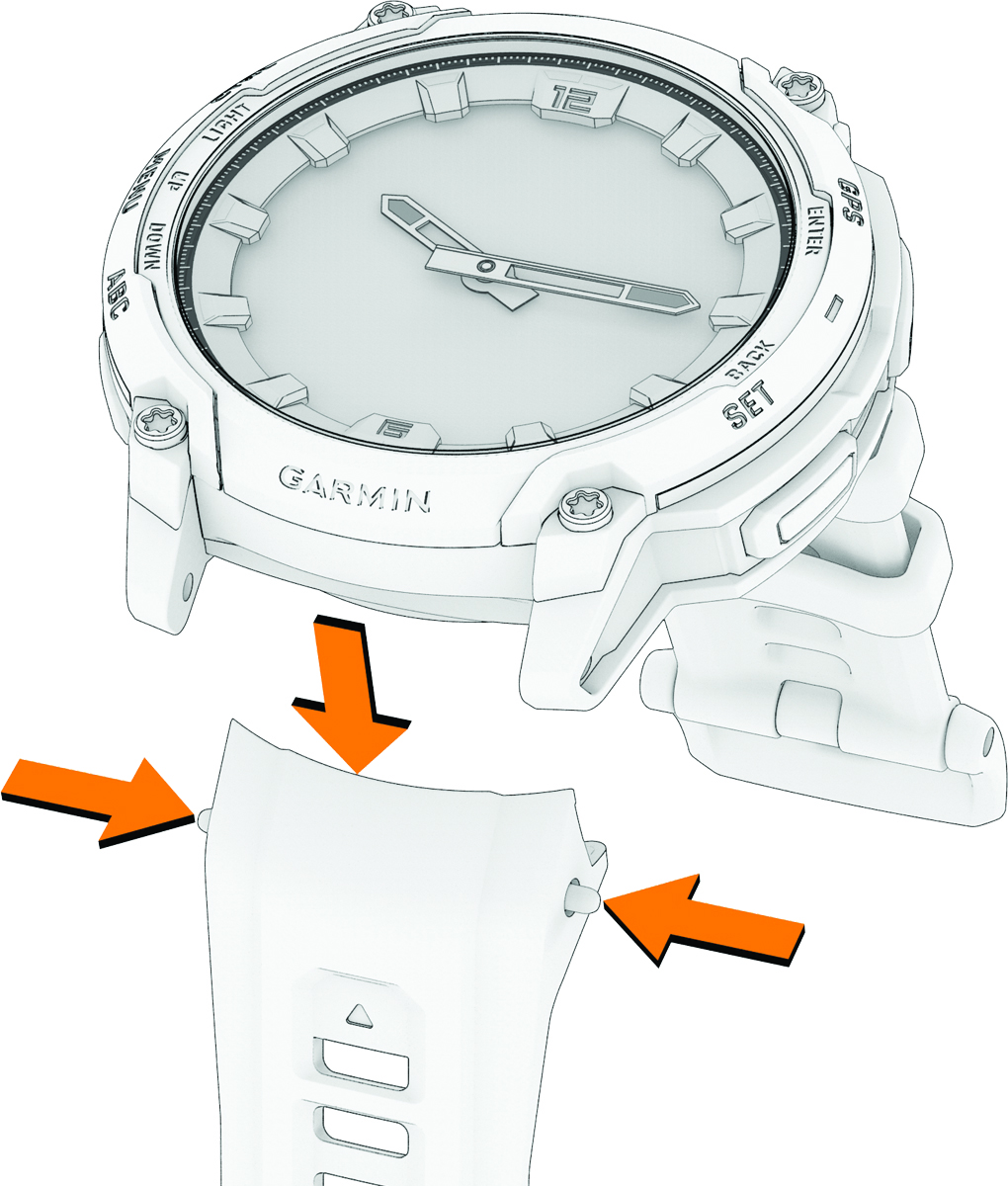 Replacing the watch band