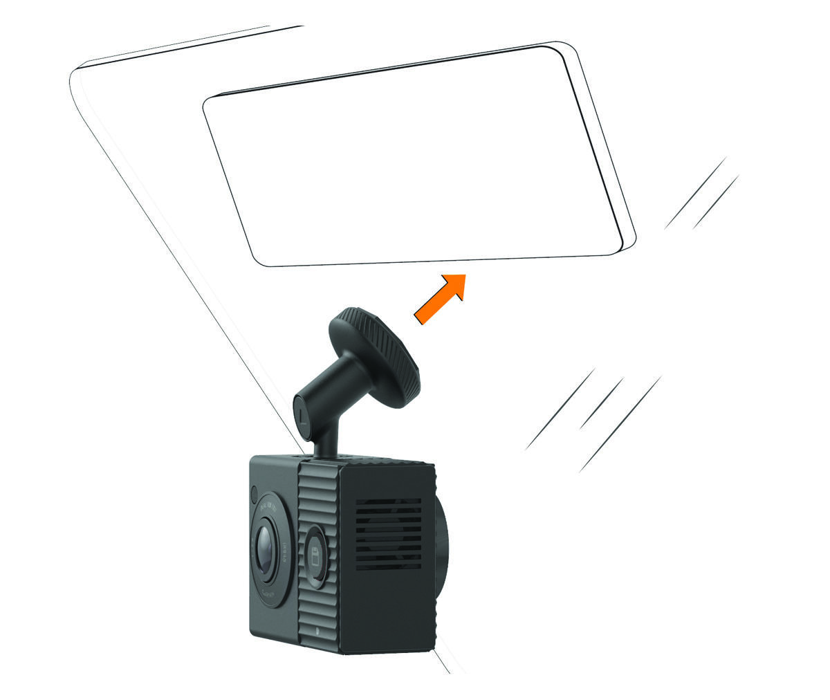 Garmin Dash Cam Mini 2 - Installing the Device on Your Windshield